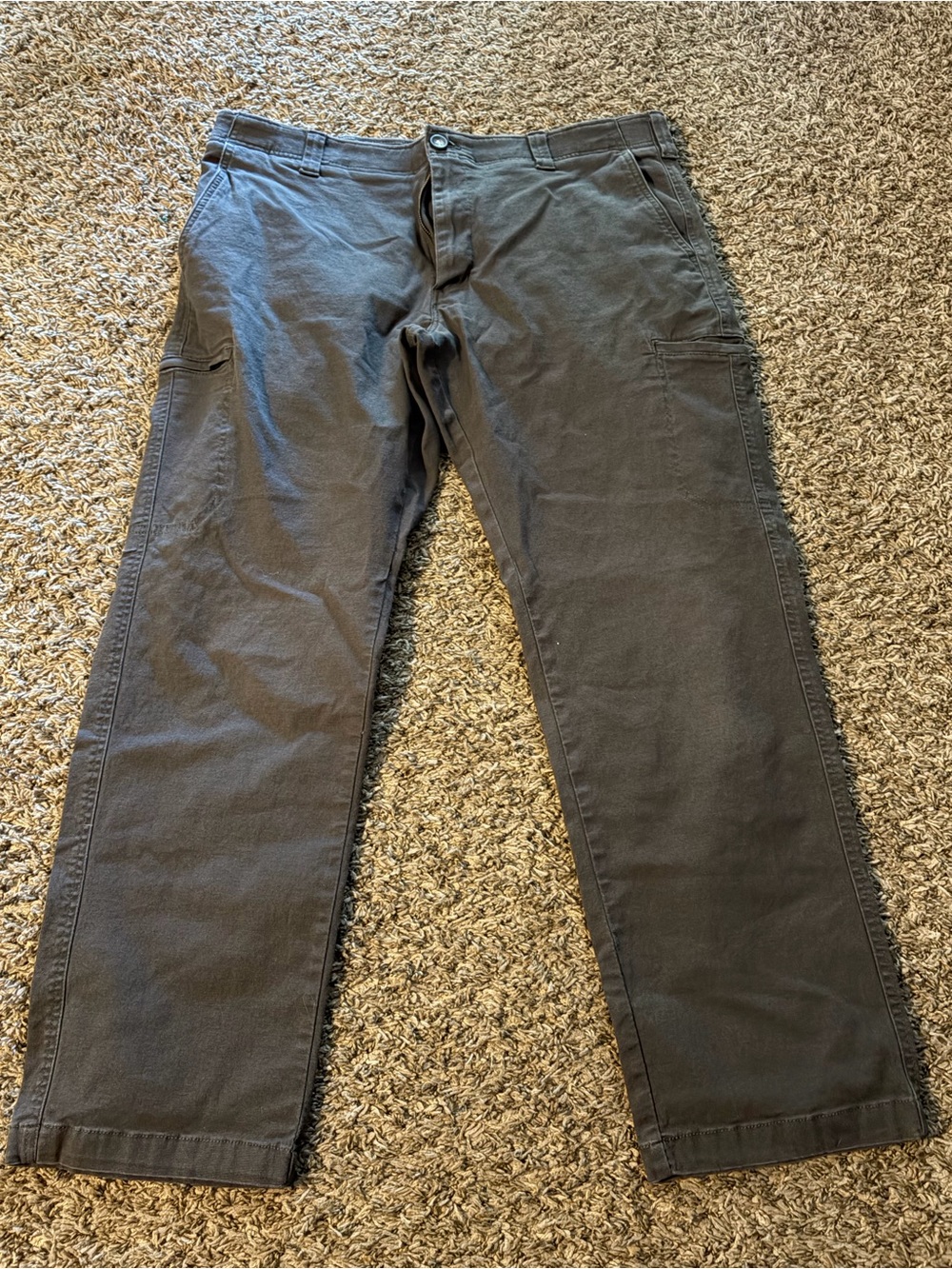 Lee extreme comfort dark grey work pants 38x32